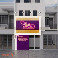 Phương án thiết kế nội thất spa Leehan phong cách hiện đại kết hợp Trung Hoa